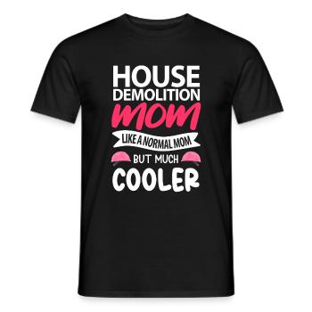 Haus Zerstörung Renovierung Geschenk - Männer T-Shirt - Schwarz - Vorne - AI Model Male 178 light (178cm)
