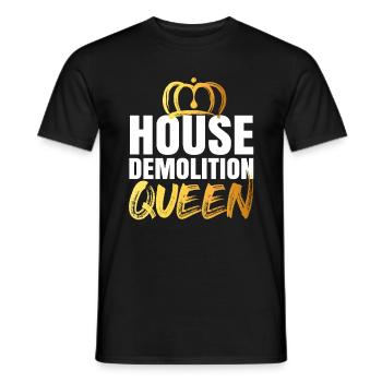 Haus Zerstörung Renovierung Geschenk - Männer T-Shirt - Schwarz - Vorne - AI Model Male 178 light (178cm)