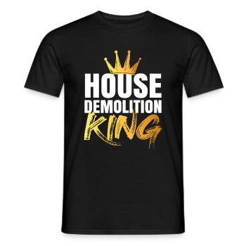 Haus Zerstörung Renovierung Geschenk - Männer T-Shirt - Schwarz - Vorne - AI Model Male 178 light (178cm)