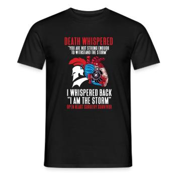 Operation Heart Gift - Men's T-Shirt - black - Front - AI Model Male 178 light (178cm)