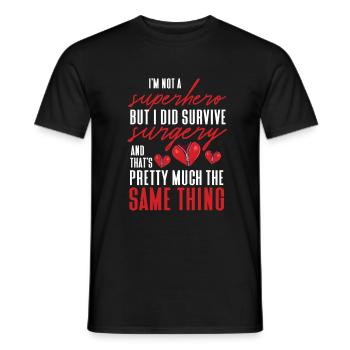 Operation Heart Gift - Men's T-Shirt - black - Front - AI Model Male 178 light (178cm)