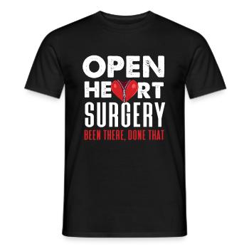 Operation Heart Gift - Men's T-Shirt - black - Front - AI Model Male 178 light (178cm)