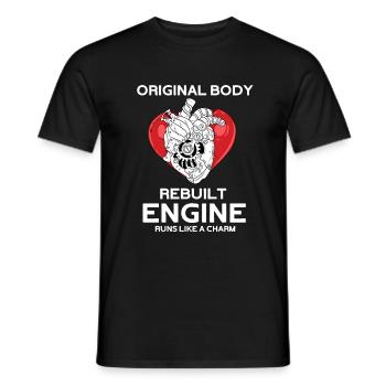 Operation Heart Gift - Men's T-Shirt - black - Front - AI Model Male 178 light (178cm)