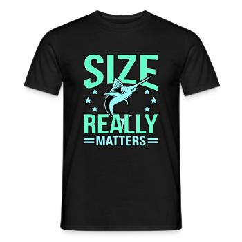 Schwertfisch - Männer T-Shirt - Schwarz - Vorne - AI Model Male 178 light (178cm)
