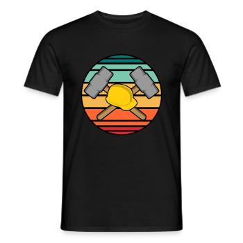 Haus Zerstörung Renovierung Geschenk - Männer T-Shirt - Schwarz - Vorne - AI Model Male 178 light (178cm)