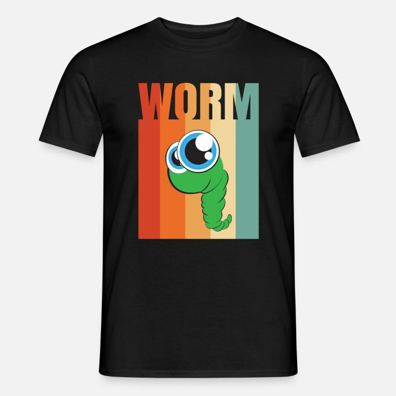 Kompost orme gave - Mænd T-shirt - sort