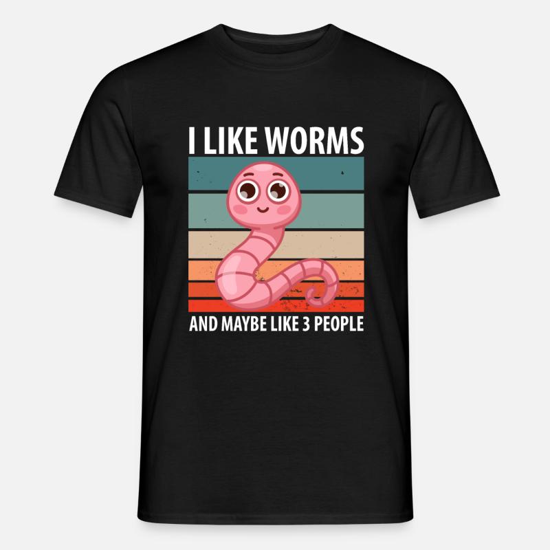 Kompost orme gave - Mænd T-shirt - sort