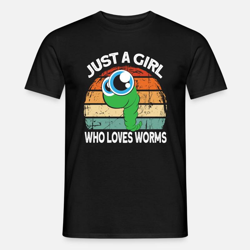 Kompost orme gave - Mænd T-shirt - sort