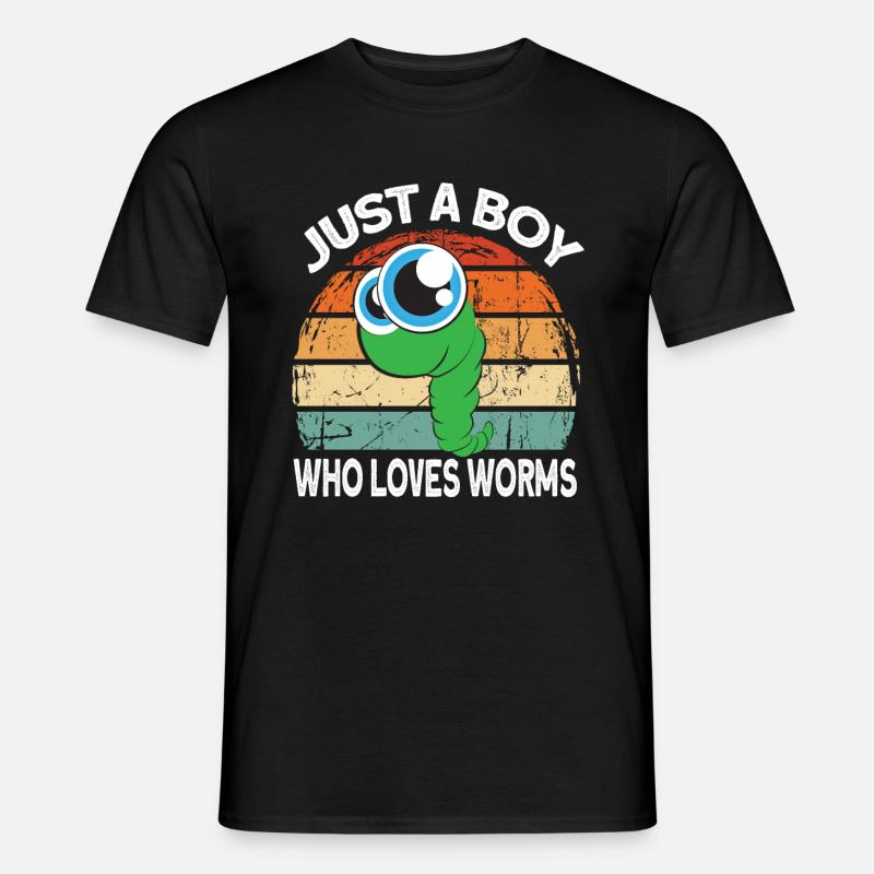 Kompost orme gave - Mænd T-shirt - sort