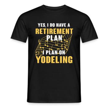 Iodler - T-shirt homme - noir - Devant - AI Model Male 178 light (178cm)