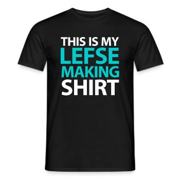 Mein liebstes norwegisches Essen - Männer T-Shirt - Schwarz - Vorne - AI Model Male 178 light (178cm)
