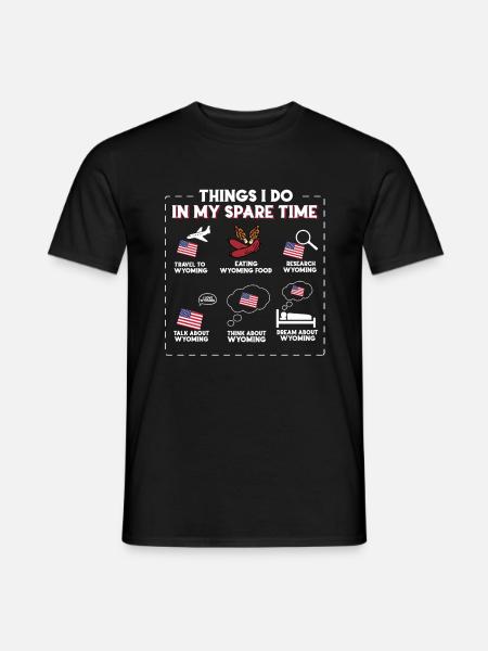 Wyoming - T-shirt homme - noir