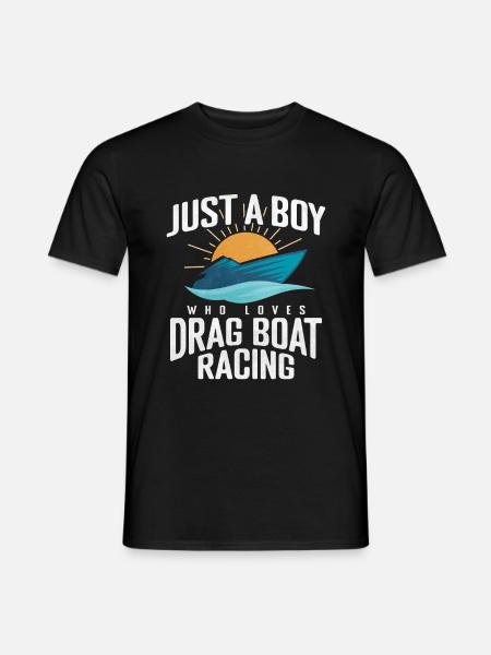 Drachenbootrennen Drachenboot - Männer T-Shirt - Schwarz