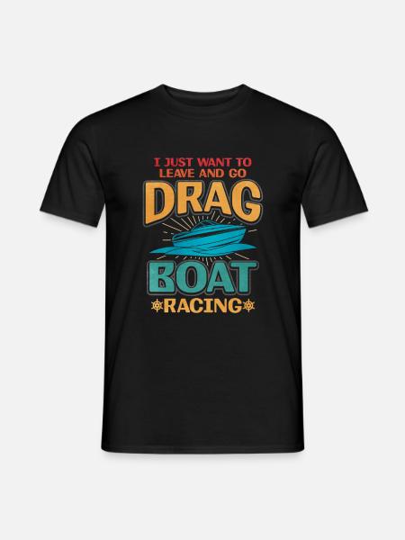 Drachenbootrennen Drachenboot - Männer T-Shirt - Schwarz
