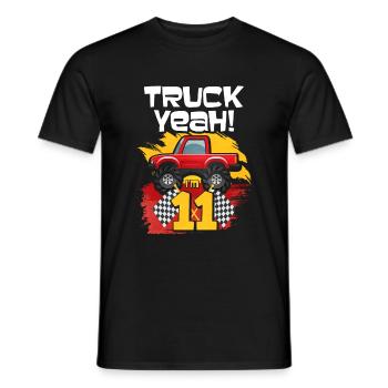 11. Geburtstag - Männer T-Shirt - Schwarz - Vorne - AI Model Male 178 light (178cm)