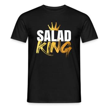 Salade King - T-shirt homme - noir - Devant - AI Model Male 178 light (178cm)