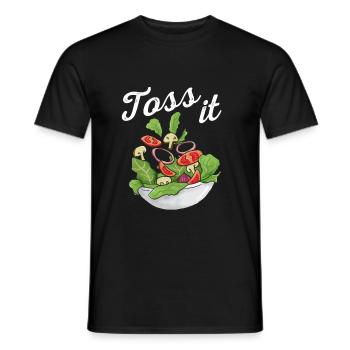 Salade - T-shirt homme - noir - Devant - AI Model Male 178 light (178cm)