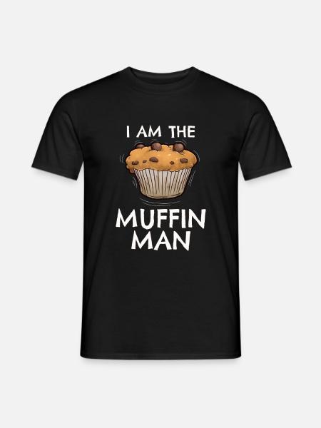 I'm the Muffin Man - Men's T-Shirt - black