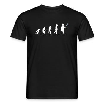 Water Bottle Flipping Flaschendrehen - Männer T-Shirt - Schwarz - Vorne - AI Model Male 178 light (178cm)