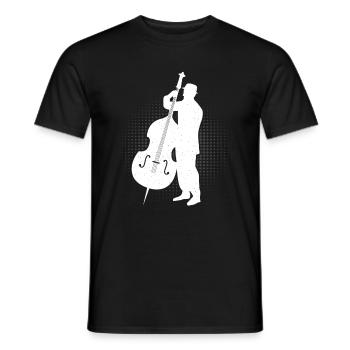Violoncelle Drôle Cadeau Alto - T-shirt homme - noir - Devant - AI Model Male 178 light (178cm)