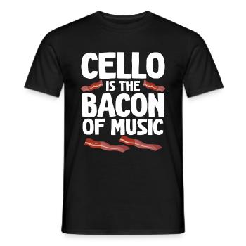 Violoncelle Drôle Cadeau Alto - T-shirt homme - noir - Devant - AI Model Male 178 light (178cm)