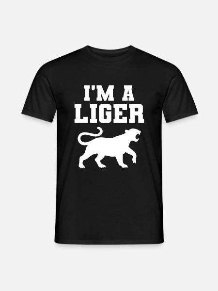Liger Funny Gift - Men's T-Shirt - black