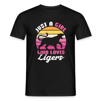 Liger Lustiges Geschenk - Männer T-Shirt - Schwarz - Vorne - AI Model Male 178 light (178cm)