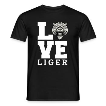 Liger Lustiges Geschenk - Männer T-Shirt - Schwarz - Vorne - AI Model Male 178 light (178cm)
