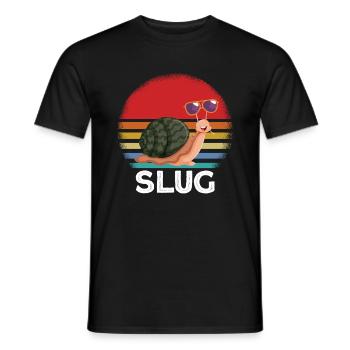 Schnecken Sonnenbrille - Männer T-Shirt - Schwarz - Vorne - AI Model Male 178 light (178cm)