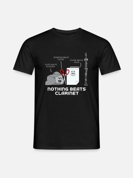 Clarinet - Men's T-Shirt - black