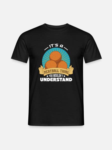 Meatballs Meatballs Gift - Men's T-Shirt - black
