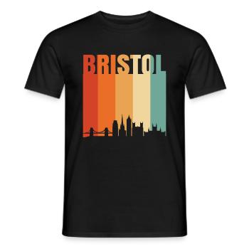 Die Schönheit von Bristol - Männer T-Shirt - Schwarz - Vorne - AI Model Male 178 light (178cm)