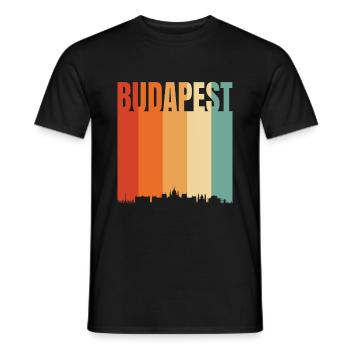 Die Schönheit von Budapest - Männer T-Shirt - Schwarz - Vorne - AI Model Male 178 light (178cm)