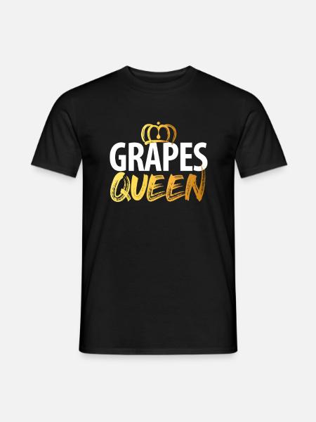 Grape Grapes Wine Gift - Men's T-Shirt - black