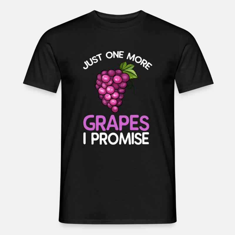 Grape Grapes Wine Gift - Men’s T-shirt - black