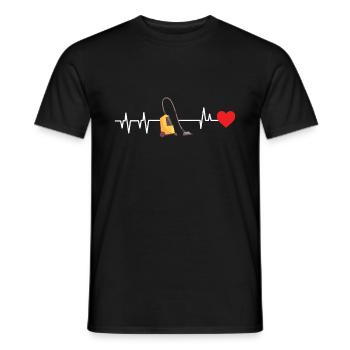 Vacuum Cleaner Cleaning Person Gift - Men's T-Shirt - black - Front - AI Model Male 178 light (178cm)
