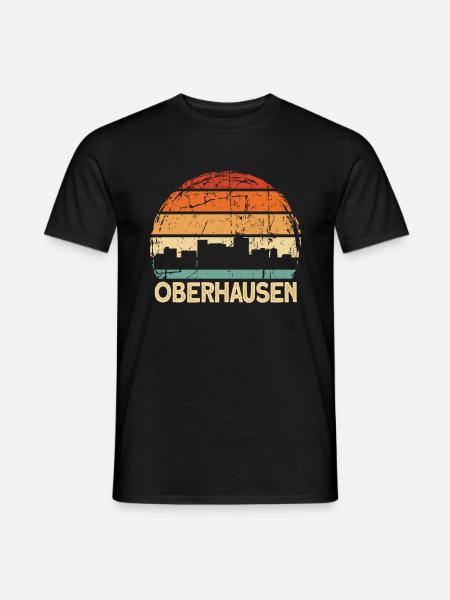 Oberhausen Skyline - Men's T-Shirt - black
