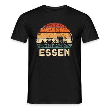 Eat - Men's T-Shirt - black - Front - AI Model Male 178 light (178cm)