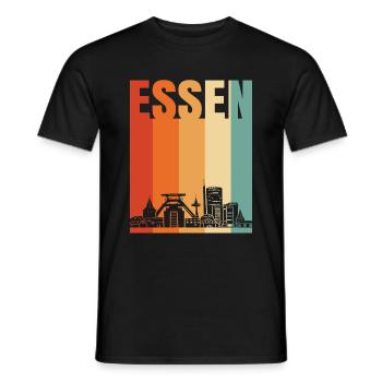 Eat - Men's T-Shirt - black - Front - AI Model Male 178 light (178cm)