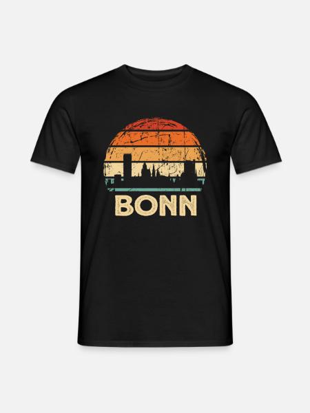 Bonn - T-shirt homme - noir
