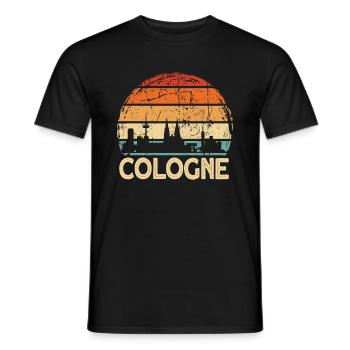 Cologne - T-shirt homme - noir - Devant - AI Model Male 178 light (178cm)