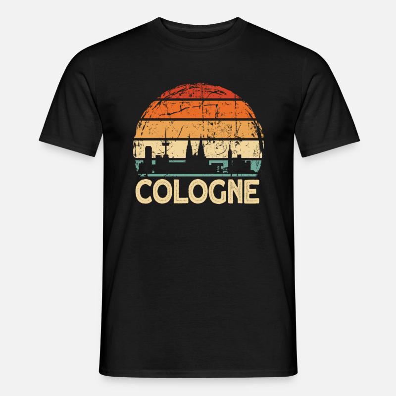 Cologne - Männer T-Shirt - Schwarz