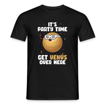 Venus - Männer T-Shirt - Schwarz - Vorne - AI Model Male 178 light (178cm)