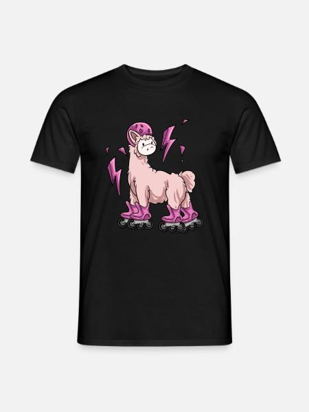 Inline Skating Inline Skating Gift - Men's T-Shirt - black