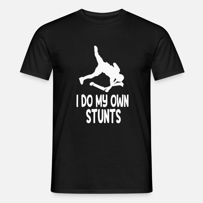 Scooter Roller Tretroller Geschenk - Männer T-Shirt - Schwarz