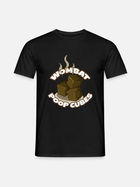 Wombat Wombats Plumbeutler Geschenk - Männer T-Shirt - Schwarz
