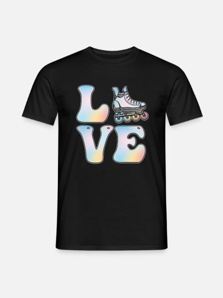 Inline Skating Inline Skating Gift - Men's T-Shirt - black