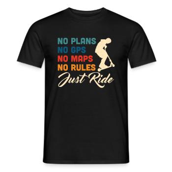 Scooter Scooter Scooter Gift - Men's T-Shirt - black - Front - AI Model Male 178 light (178cm)