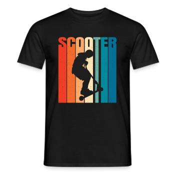 Scooter Scooter Scooter Gift - Men's T-Shirt - black - Front - AI Model Male 178 light (178cm)