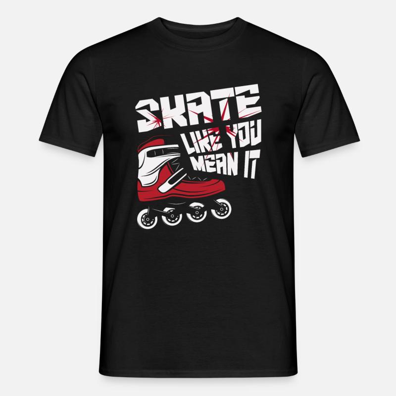 Inline Skating Inline Skating Gift - Men's T-Shirt - black